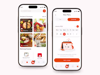 AI Food Application UI
