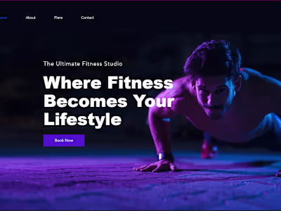Gym Website