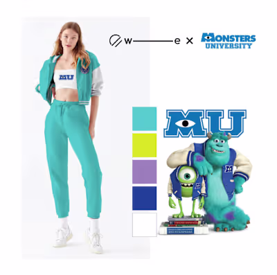 W-Bee x Monsters U