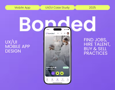 UX/UI Case Study: Dental Job Platform