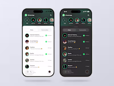 WhatsApp Redesign