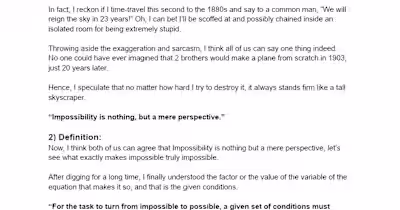 Inherited Alteration: Achieving the Impossible