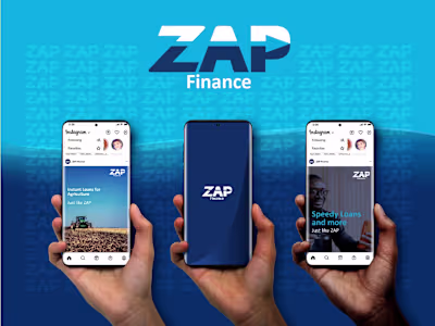 ZAP Finance Logo and identity design :: Behance