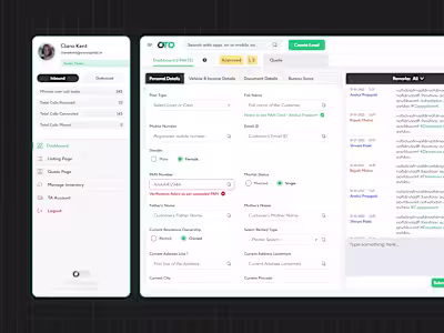 Lead Management System (UI/UX Redesign)