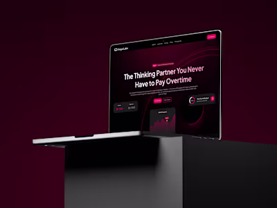 Ikigai Labs - AI Business Agent Website Design