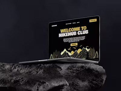 HIKEHUB Website Template