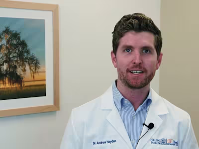 Dr Hayden Testimonial Video | Halifax Health