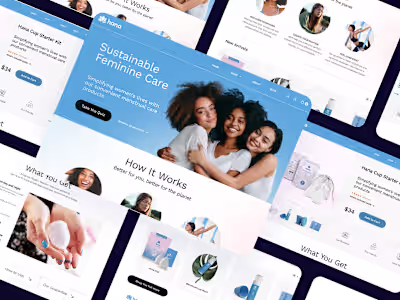 Hana Feminine Care Website Design