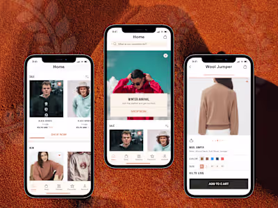 E-commerce App Design