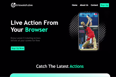 Crickwatch Website Design