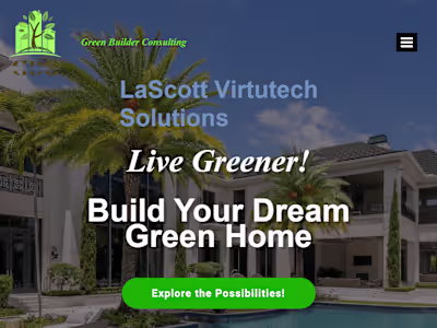 Website Redesign for Small Green Home Business