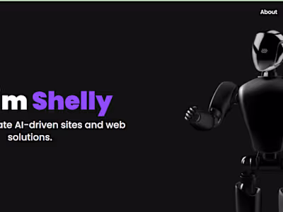 Dynamic 3D Website Showcase