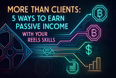 More Than Clients: 5 Ways to Earn Passive Income with Your Reels Skills