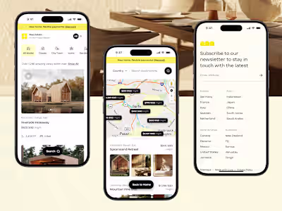 Hunian - Real Estate Website Mobile