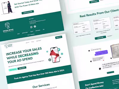 Website Redesign for a Meta ads agency
