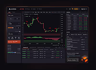 Crypto Execution Terminal - Trading Platform