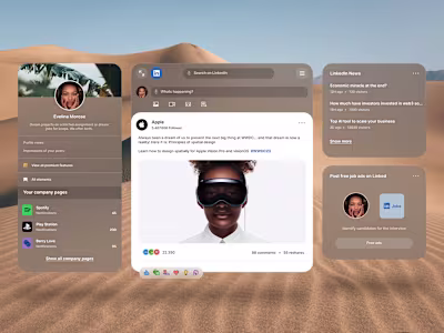 LinkedIn AR Concept