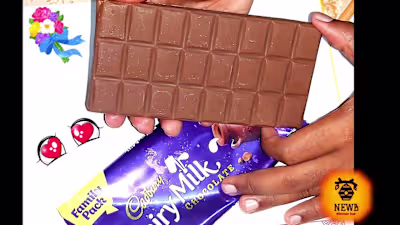 Dairy Milk #unboxing #unboxingvideo #unwrappingchocolate #dairy…
