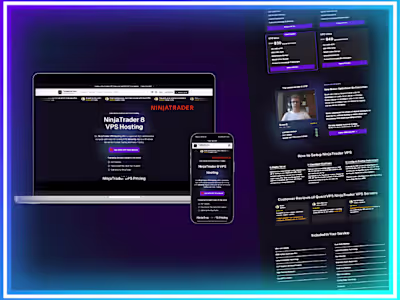 NinjaTrader 8 - Brand Website