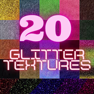 20 Glitter Textures 2 — Holistic Fox Studio
