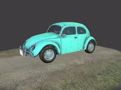 3d Model of Gaming Beetle car