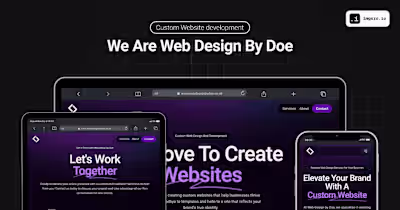 WebDesignByDoe - Landing Website