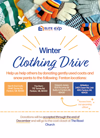 Clothing Drive Flyer