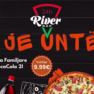 River Bar on Instagram: “Ofertë për Ramazan‼️
1x Pizza Familjar…