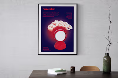 Eclisse Lamp Vintage Poster