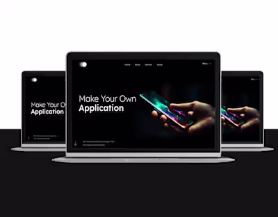 No code Low code website landing page :: Behance