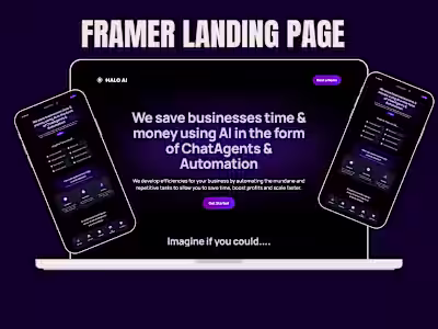 HaloAi Website Design
