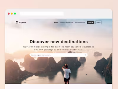 Landing Page Design