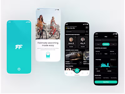 Smart Flatmate Finder – Dark
