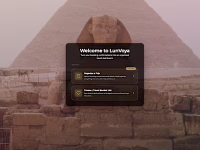 LunVoya Travel Platform Development