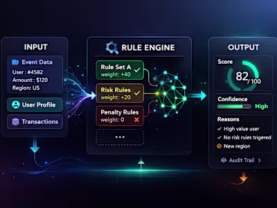Explainable Decision Engine for Rule-Driven Systems