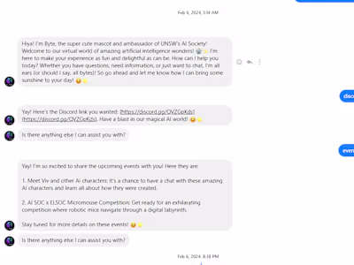 Facebook Messenger AI Chatbot