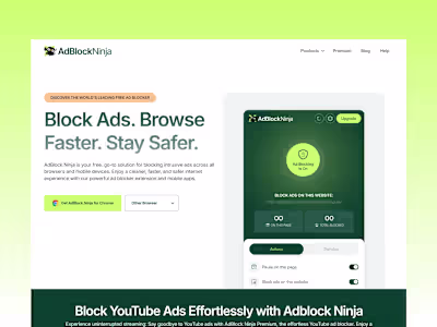 AdBlock Ninja - Efficient Ad Blocking Solution