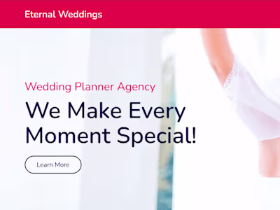Eternal Weddings – Web Copy