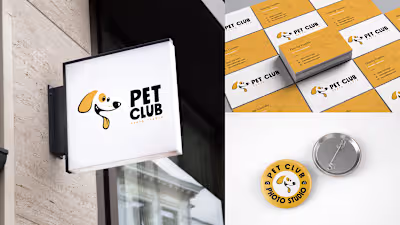 Pet Club Photo Studio - Visual Identity