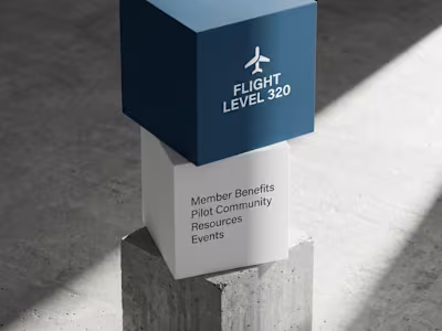 (Framer) Flight Level 320 – UX/UI & Redesign for Pilot Community