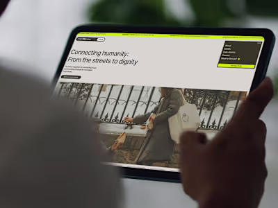 Houston Non-Profit Webflow Website