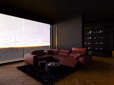 modern and moody apartment