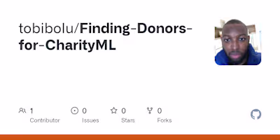GitHub - tobibolu/Finding-Donors-for-CharityML