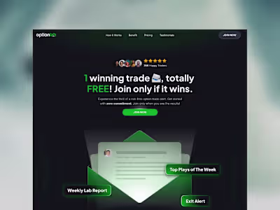 The Optionlab Website Redesign
