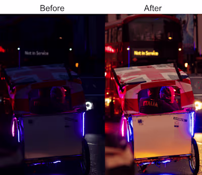 Photo Editing - London Edition