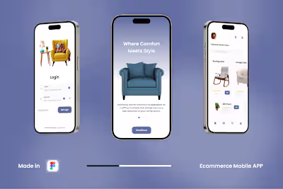 Ecommerce Mobile App UI