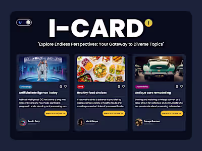 Bringing Clarity to Content: Explore Our Blog Card Creations