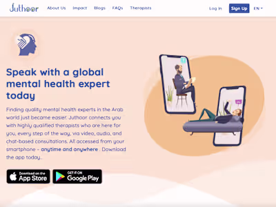 Juthoor: Speak with a global mental health expert today