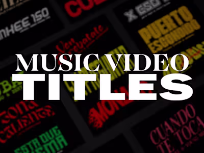 MUSIC VIDEO TITLES