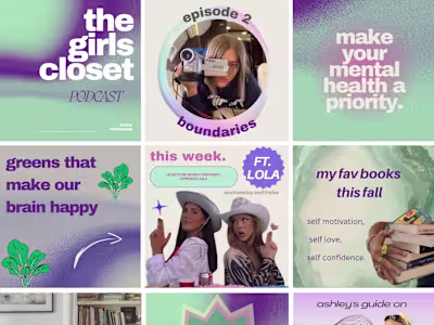 Content design for socials